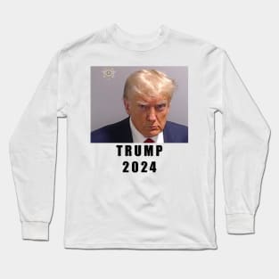 trump 2024 mugshot Long Sleeve T-Shirt